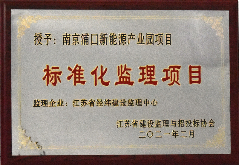 2021年標準化項目監理